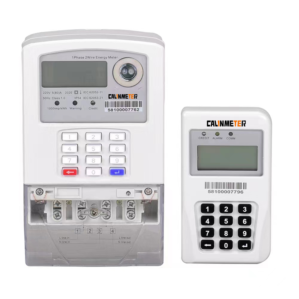 Single phase split keypad energy meter with CIUofficial website