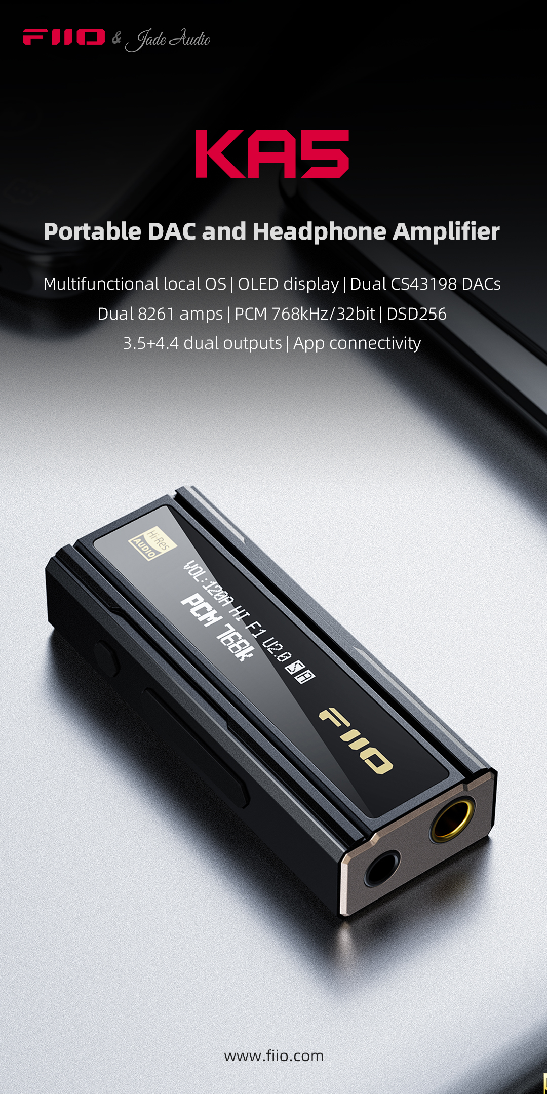 FiiO KA5]FiiO Portable DAC and Headphone Amplifier