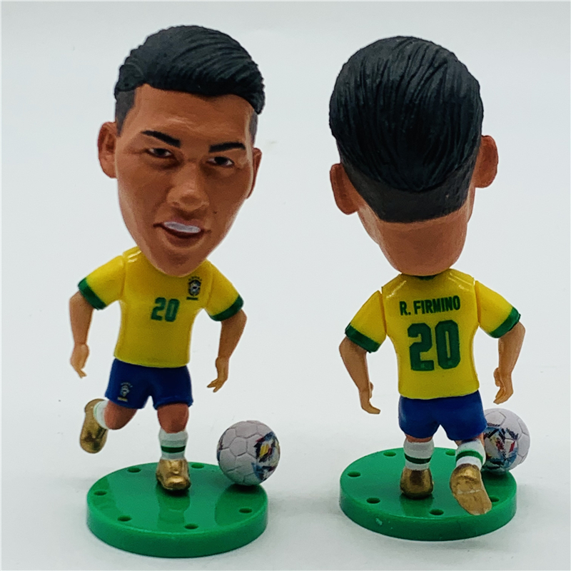 Soccerwe Soccer National Team Player Brasil 20# Roberto Firmino Doll 2022  World Cup Series-soccerwe