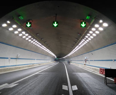 Product: Lane control signs； LED tunnel lamp