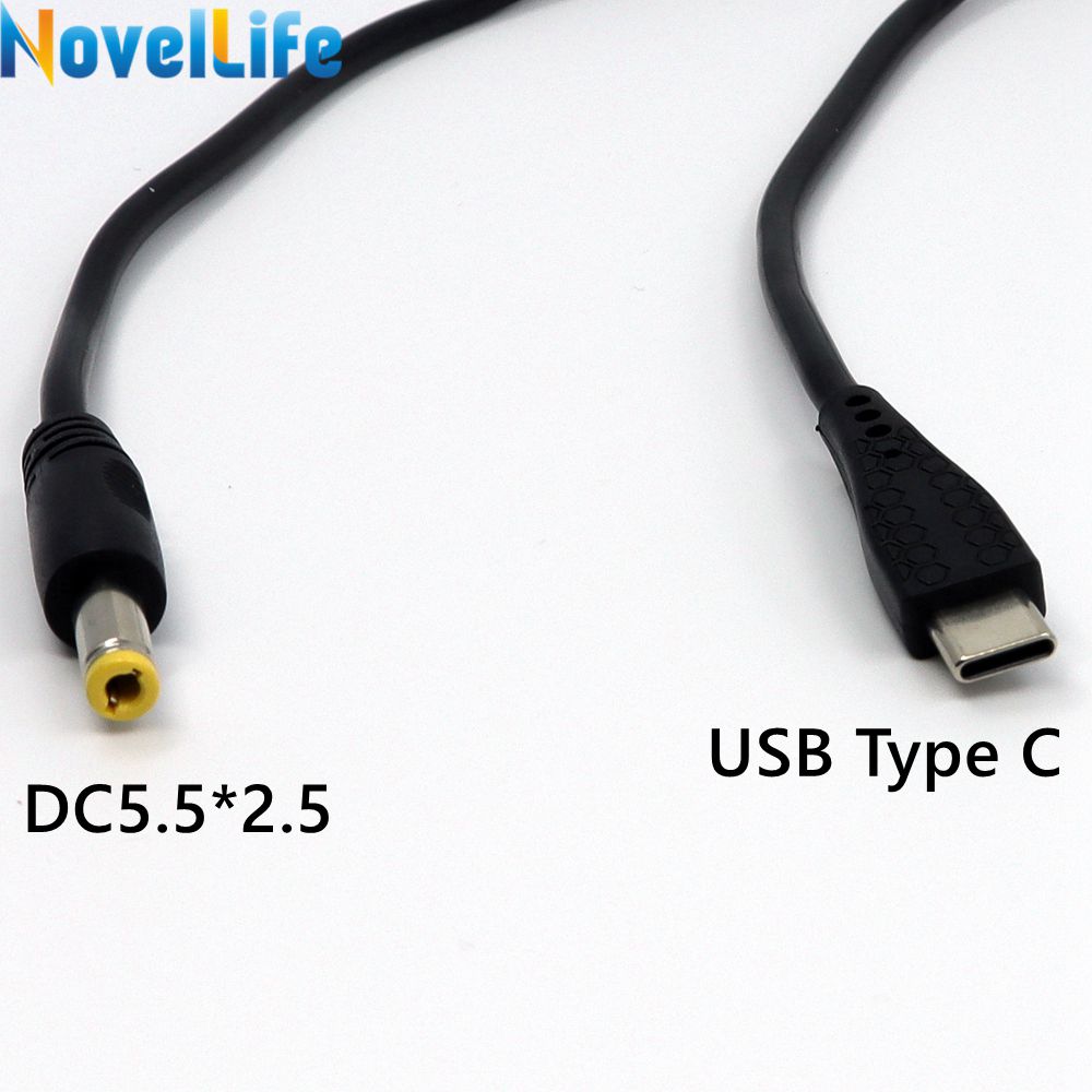 NovelLife 1 5 Instrument Type C USB DC Cable Soft Silicone Rubber PD 